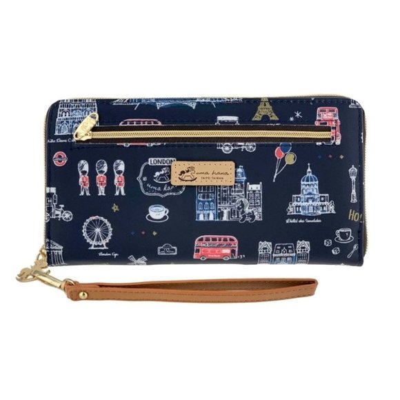 Uma Hana Handbags - Waterproof Europe Zipper Wristlet Long Wallet